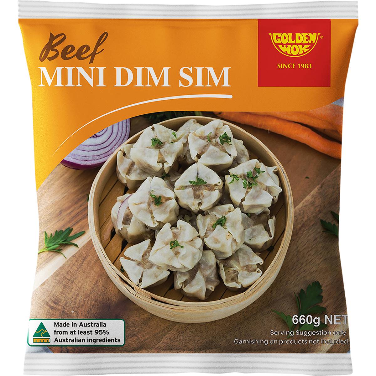 Golden Wok Mini Dim Sims Beef 660g