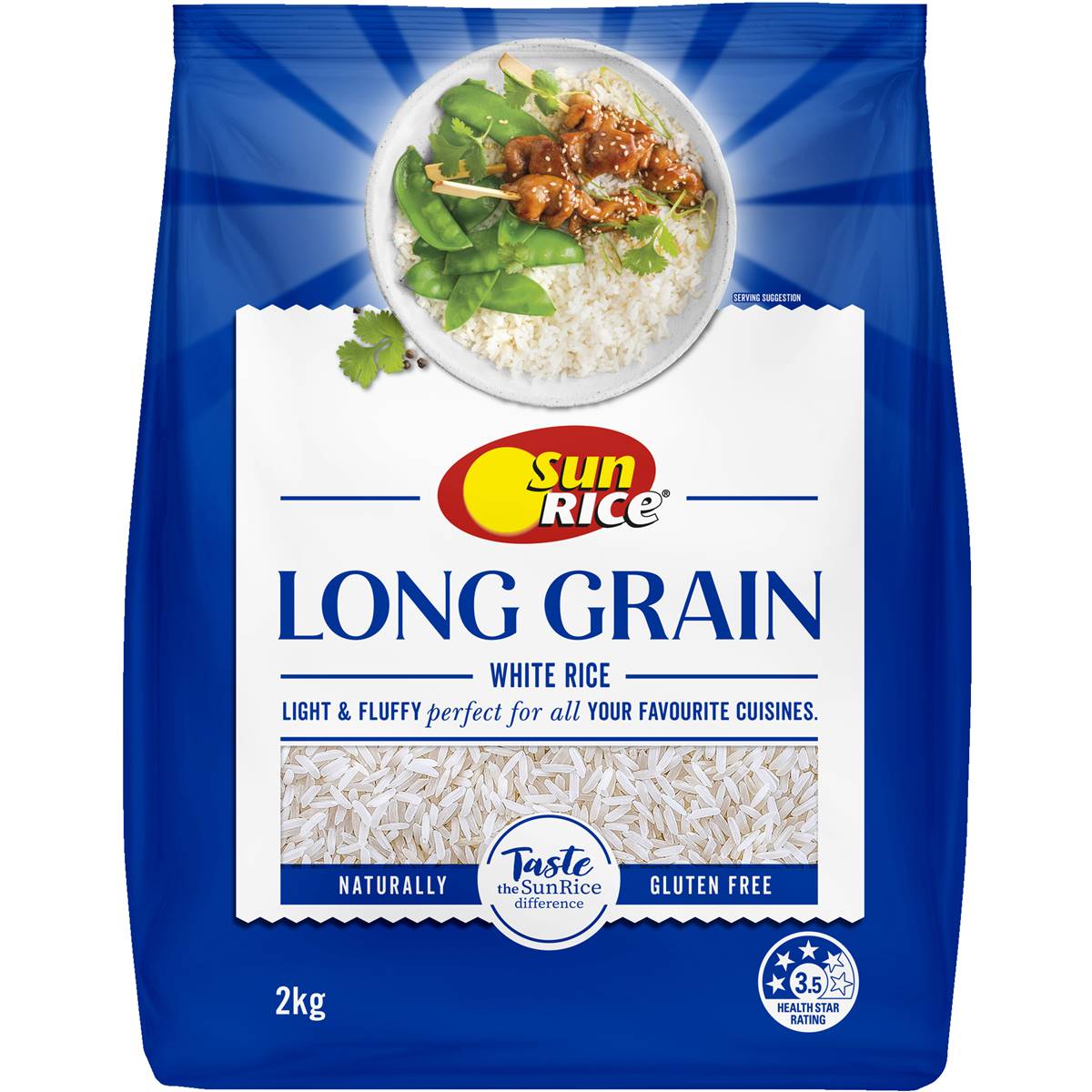 Sunrice Australian Long Grain Rice 2kg
