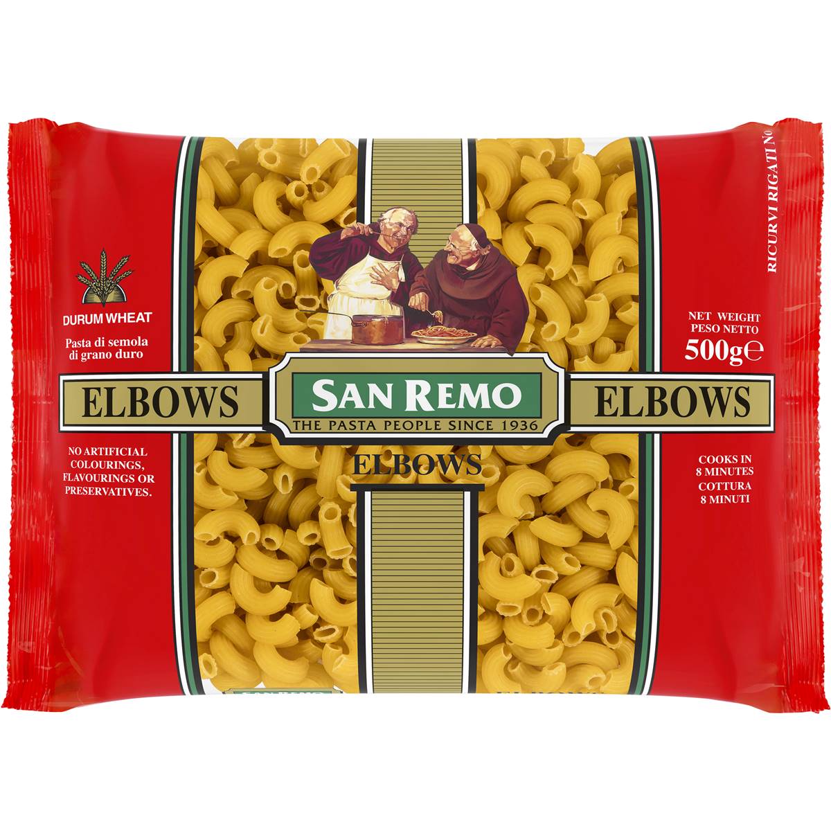 San Remo Pasta Elbows 500g
