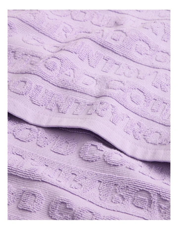 Country Road Charlie Cotton Tea Towel Pack of 2 Lilac