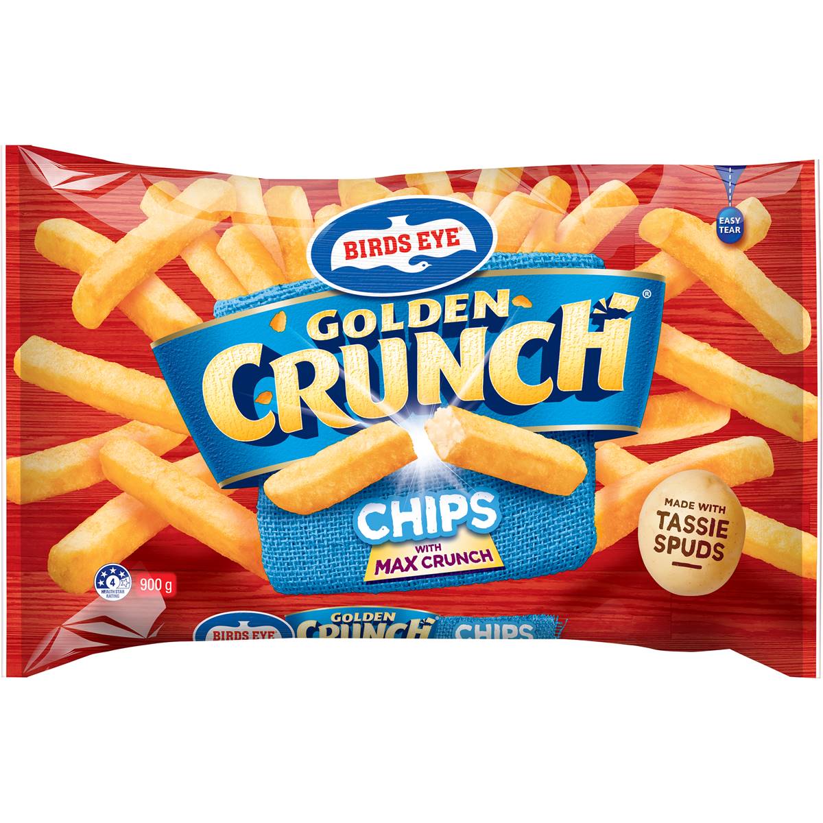Birds Eye Golden Crunch Chips Straight Cut 900g