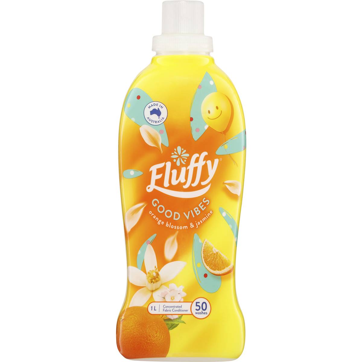 Fluffy Fabric Conditioner Orange Blossom 1L