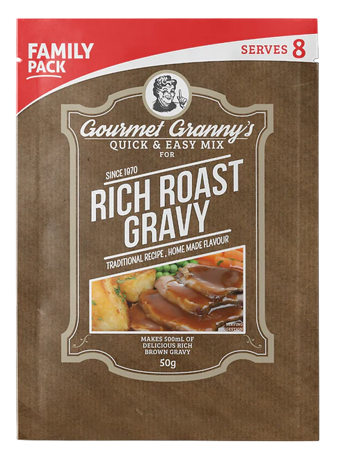 Gourmet Grannys Rich Roast Gravy Mix Family Pk 50g