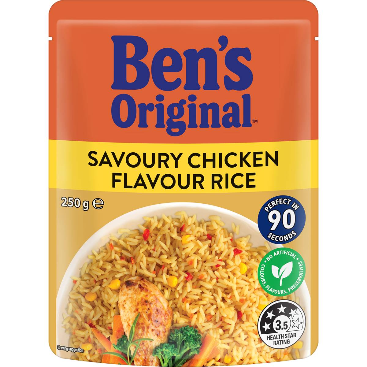 Uncle Bens Rice Savoury Chicken Flavour  250g