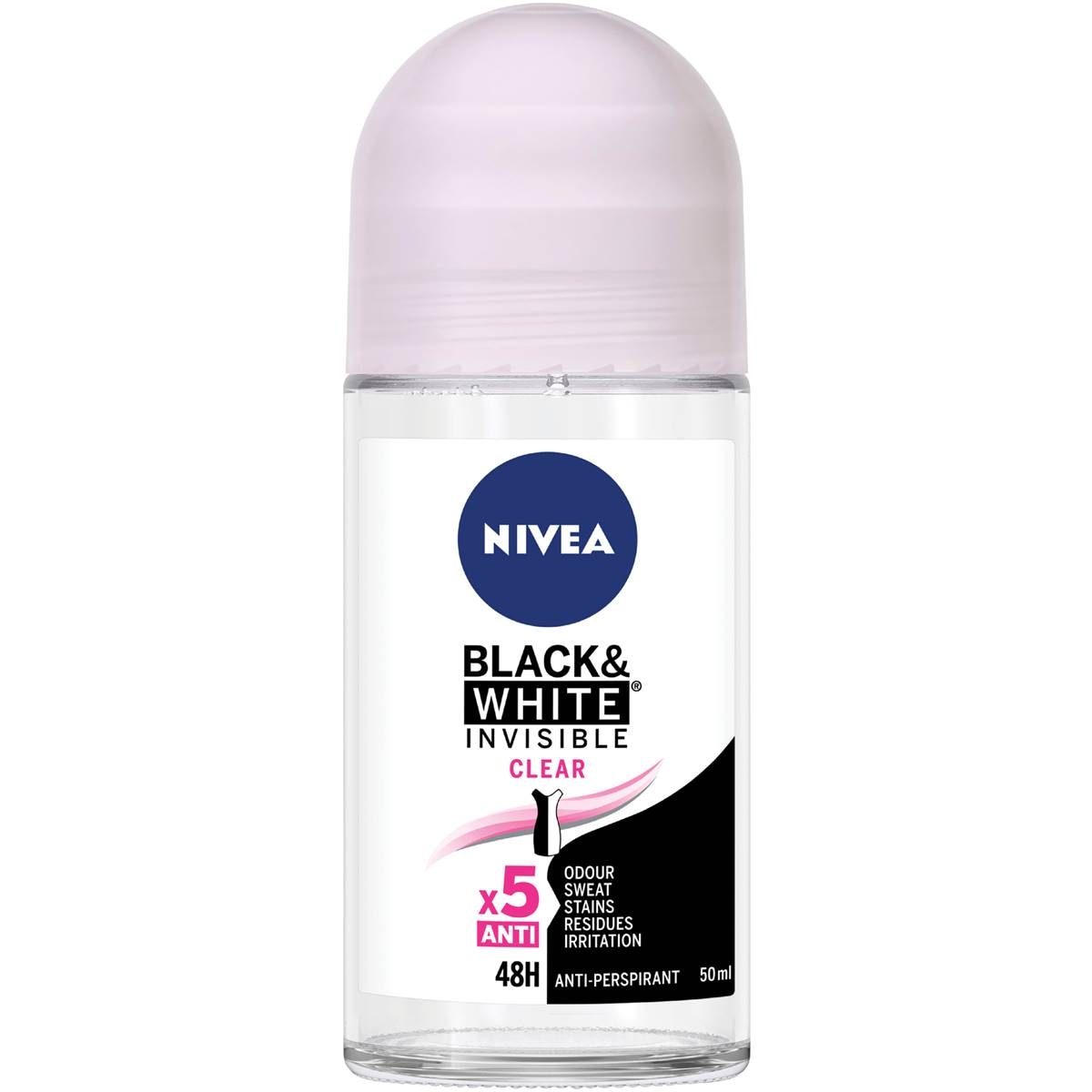 Nivea Roll on Deodorant Invisible for Black & White 50ml