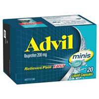 Advil Ibuprofen Minis Liquid Capsules 20pk