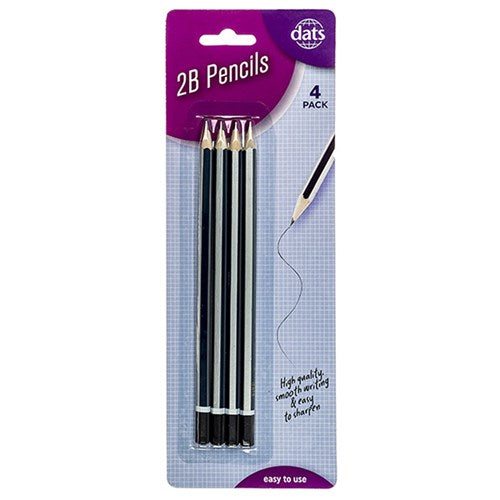 Dats 2B Pencils 4pk