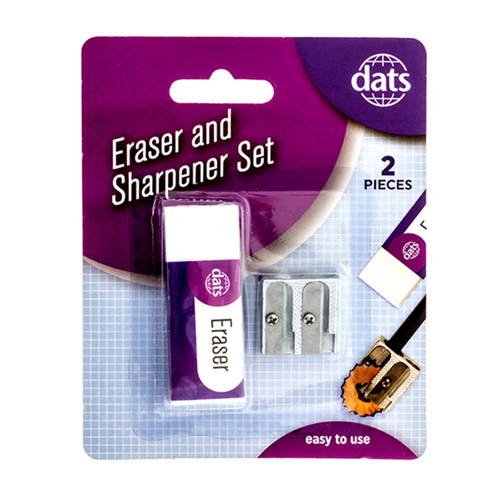 Dats Eraser & Sharpener Set