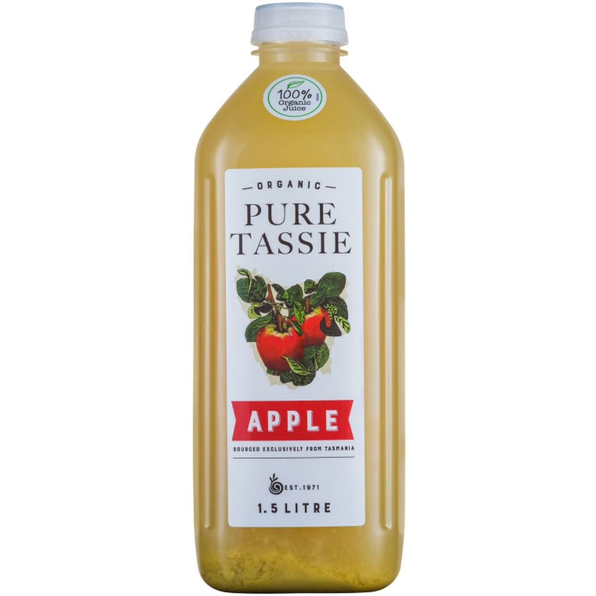 Pure Tassie Organic Apple Juice 1.5L
