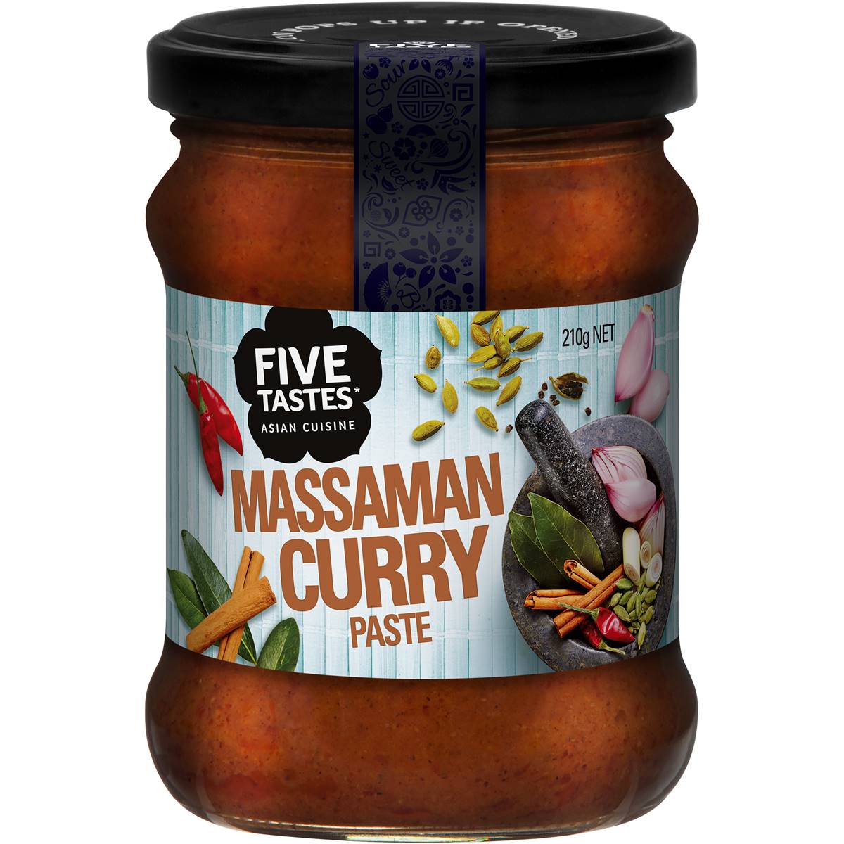 Five Tastes Massaman Curry Paste 210g