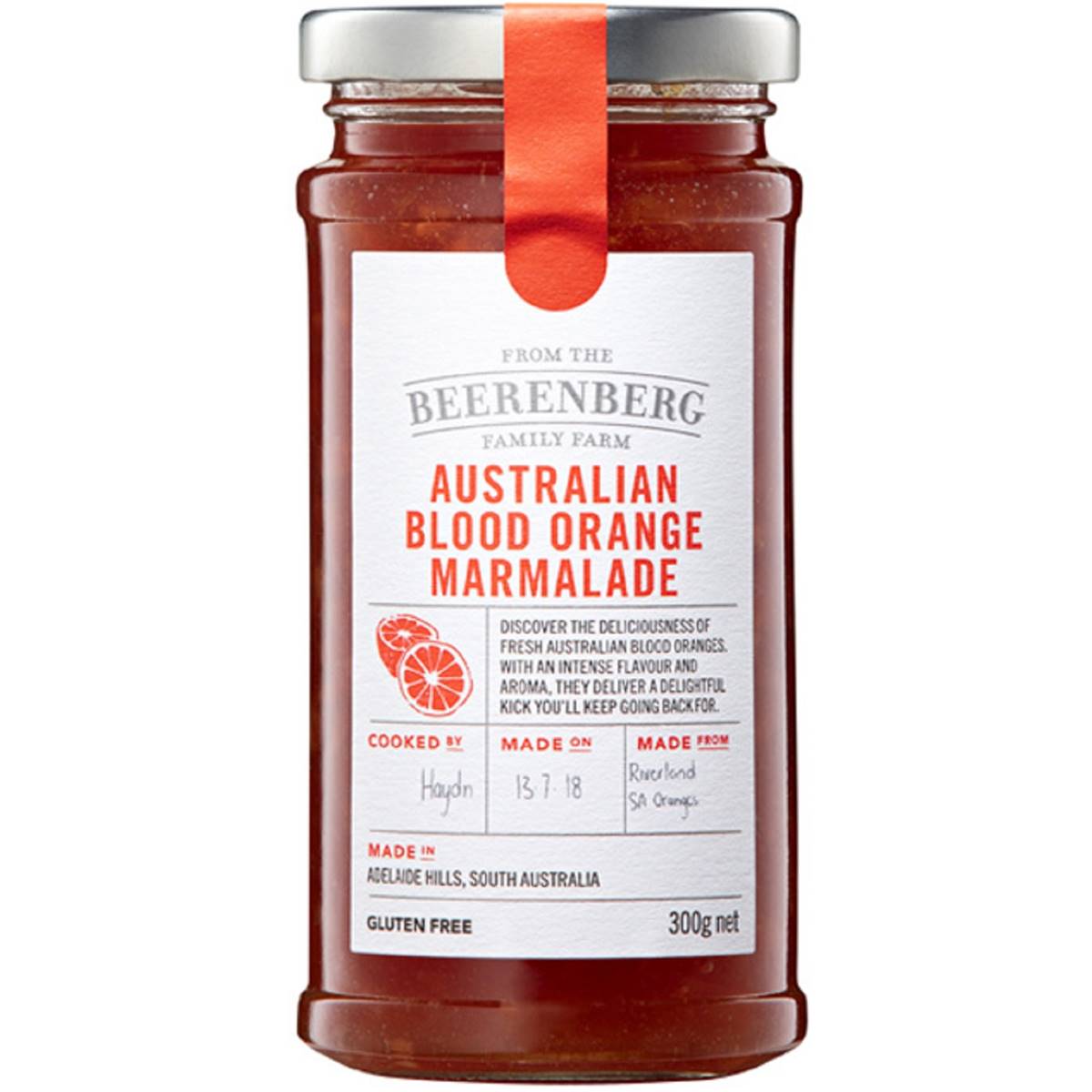 Beerenberg Marmalade Blood Orange 300g