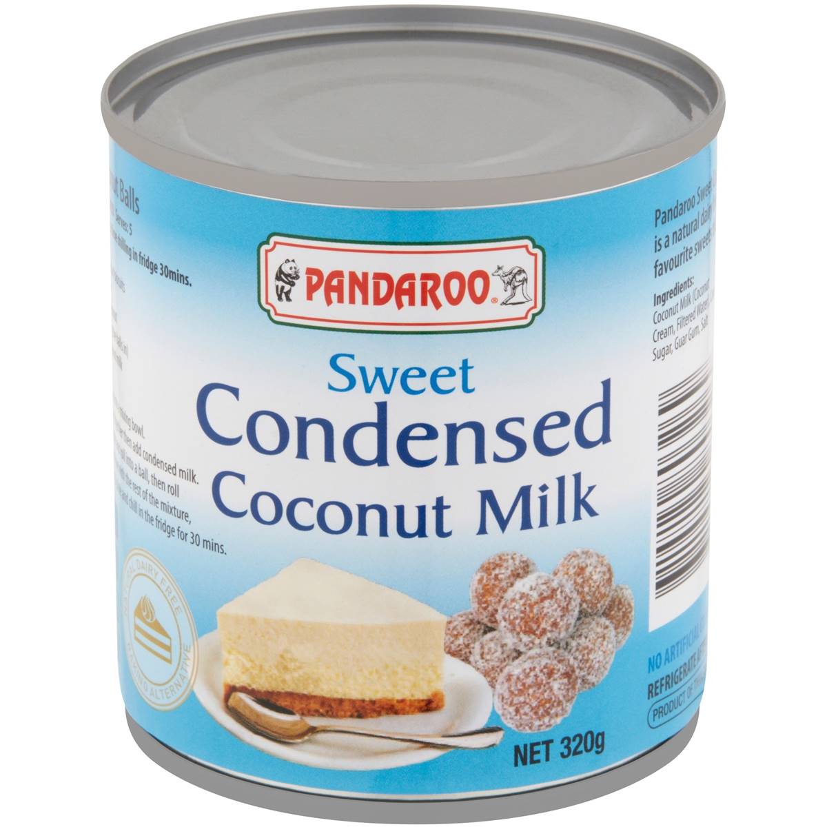 Pandaroo Sweet Condensed Coconut Milk 320g