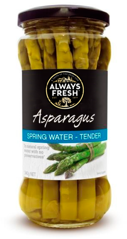 Always Fresh Asparagus in Spring Water 340g