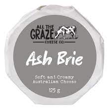 All The Graze Ash Brie 125g