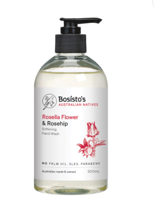 Bosistos Hand Wash Rosella Flower & Rosehip 500ml