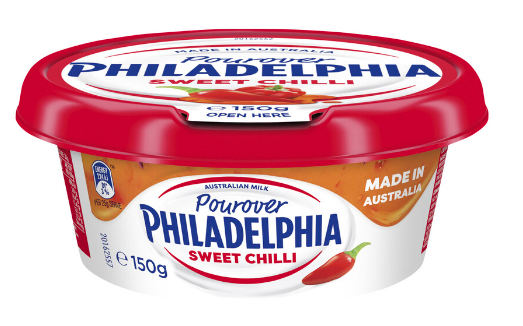 Philadelphia Sweet Chilli Pour Over 150g