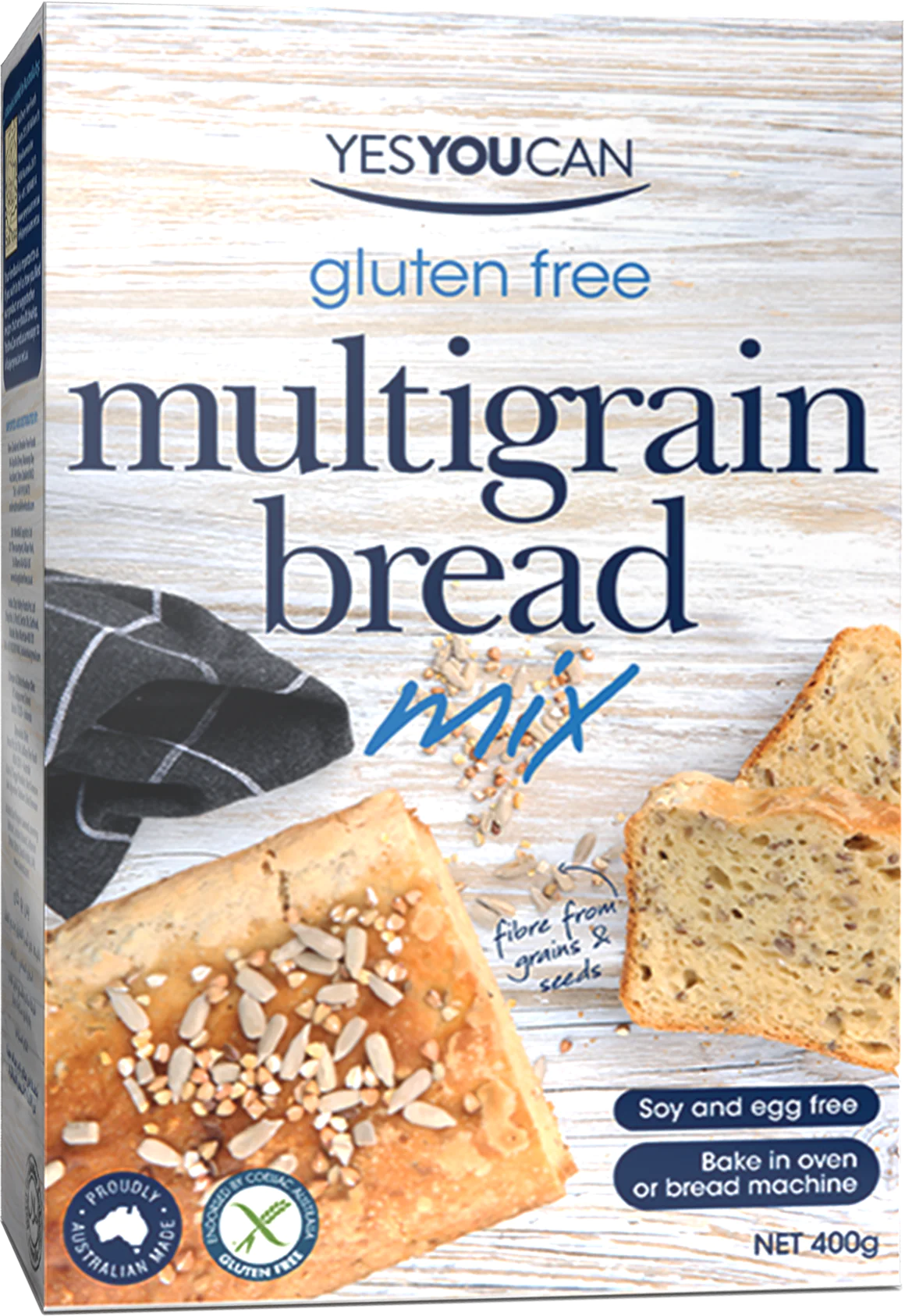 Yes You Can Bread Mix Gluten Free & Dairy Free Multi Grain 400g