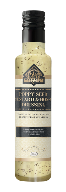 Maxwells Treats Poppy Seed Mustard & Honey Dressing 250ml