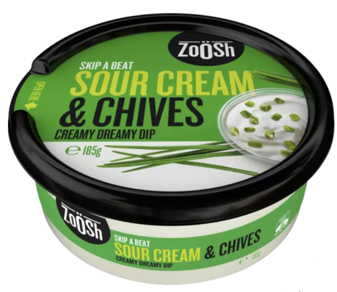 Zoosh Dip Sour Cream & Chives 185g