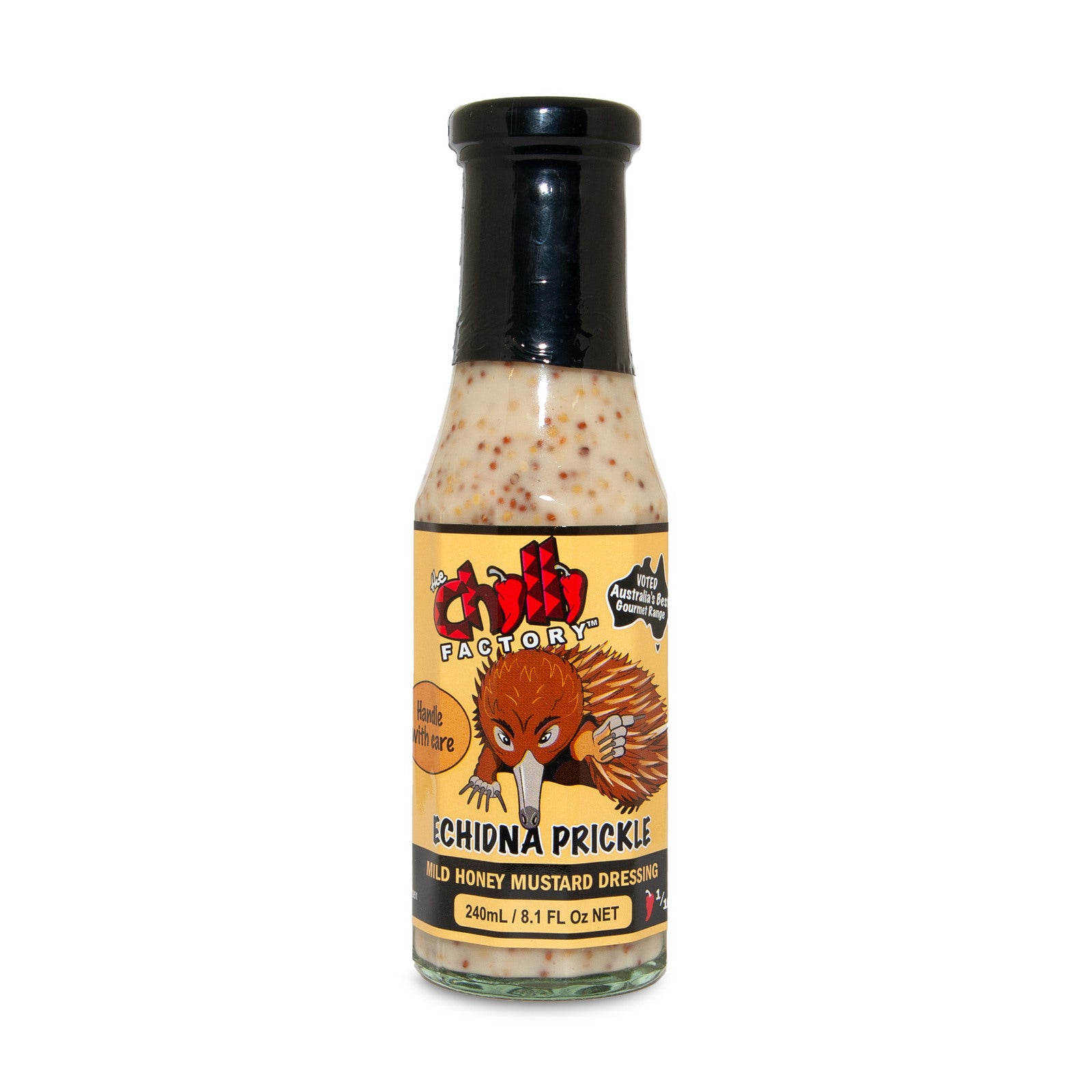 The Chilli Factory Sauce Echidna Prickle Chilli Honey Mustard Dressing 240ml