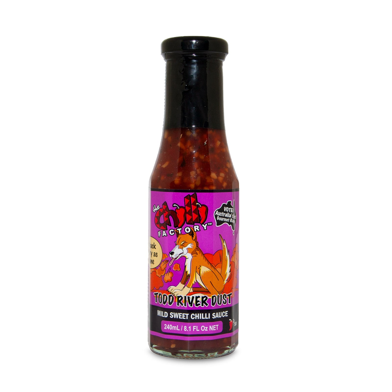 The Chilli Factory Sauce Todd River Dust Sweet Chilli 240ml
