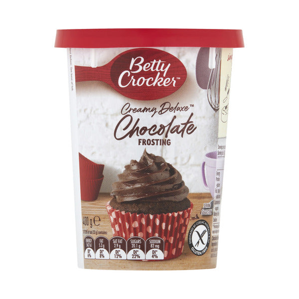 Betty Crocker Creamy Deluxe Frosting Chocolate 400g