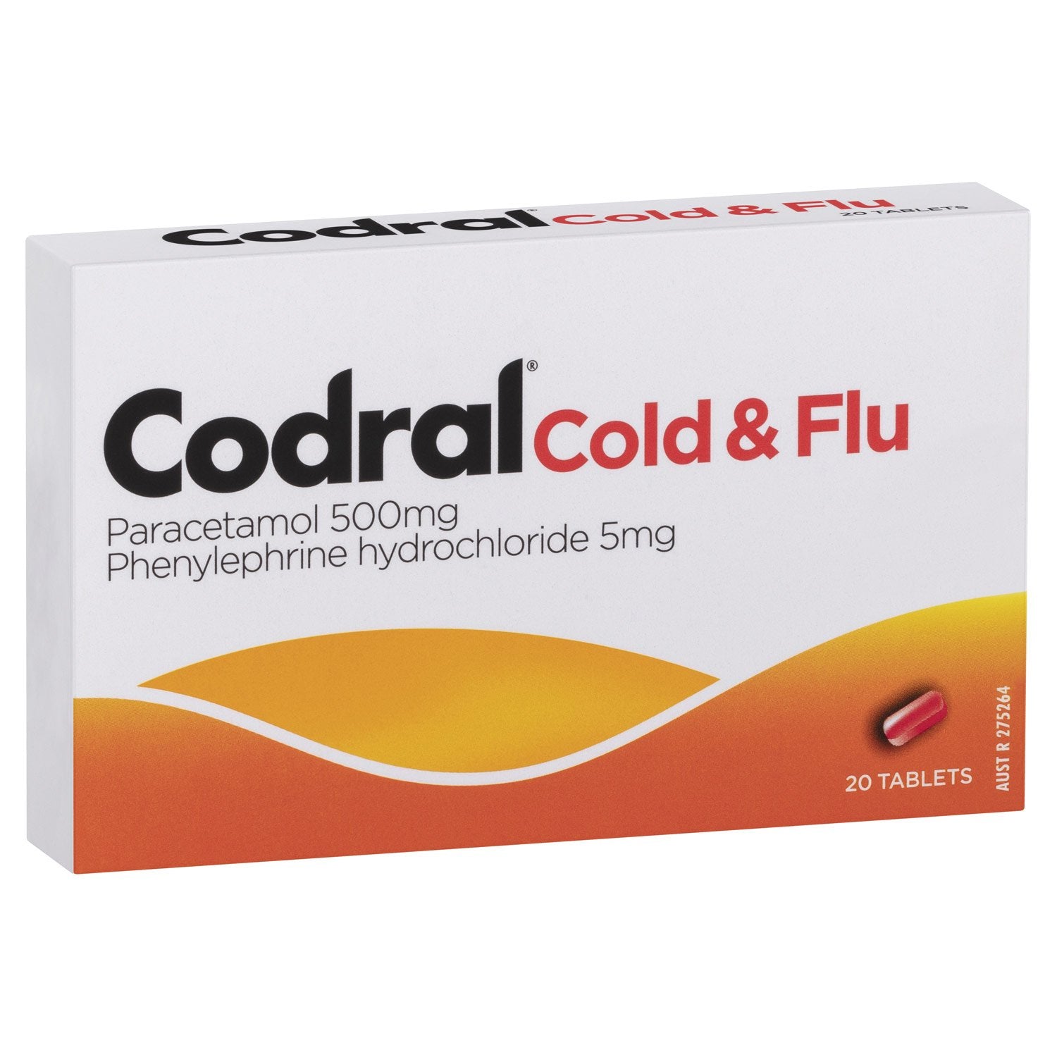 Codral Relief Cold & Flu + Decongestant 20 Tablets