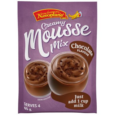 Aeroplane Creamy Mousse Mix Chocolate 65g