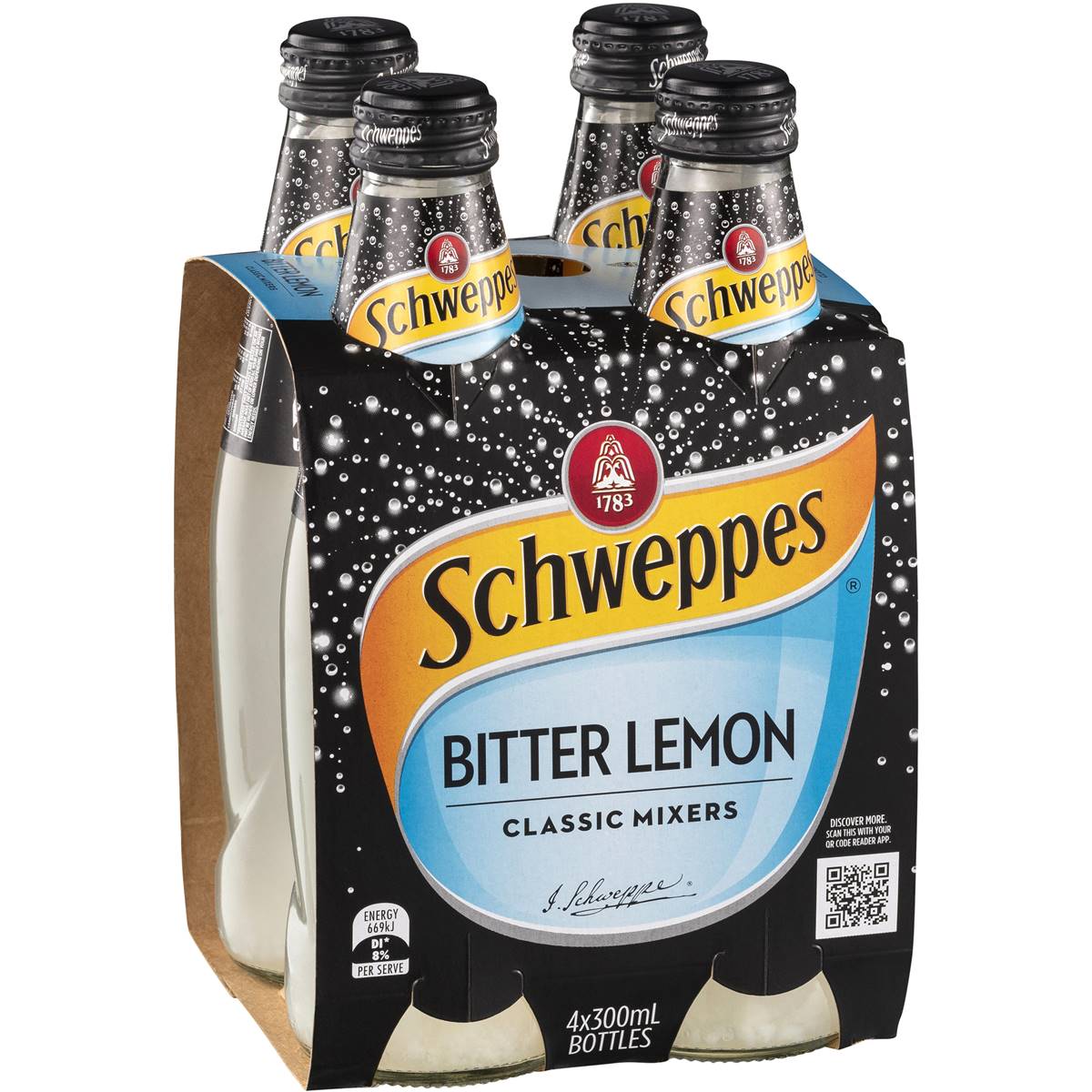Schweppes Bitter Lemon 300ml 4pk