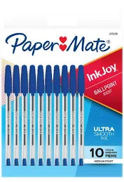 Paper Mate Blue Pens 10pk