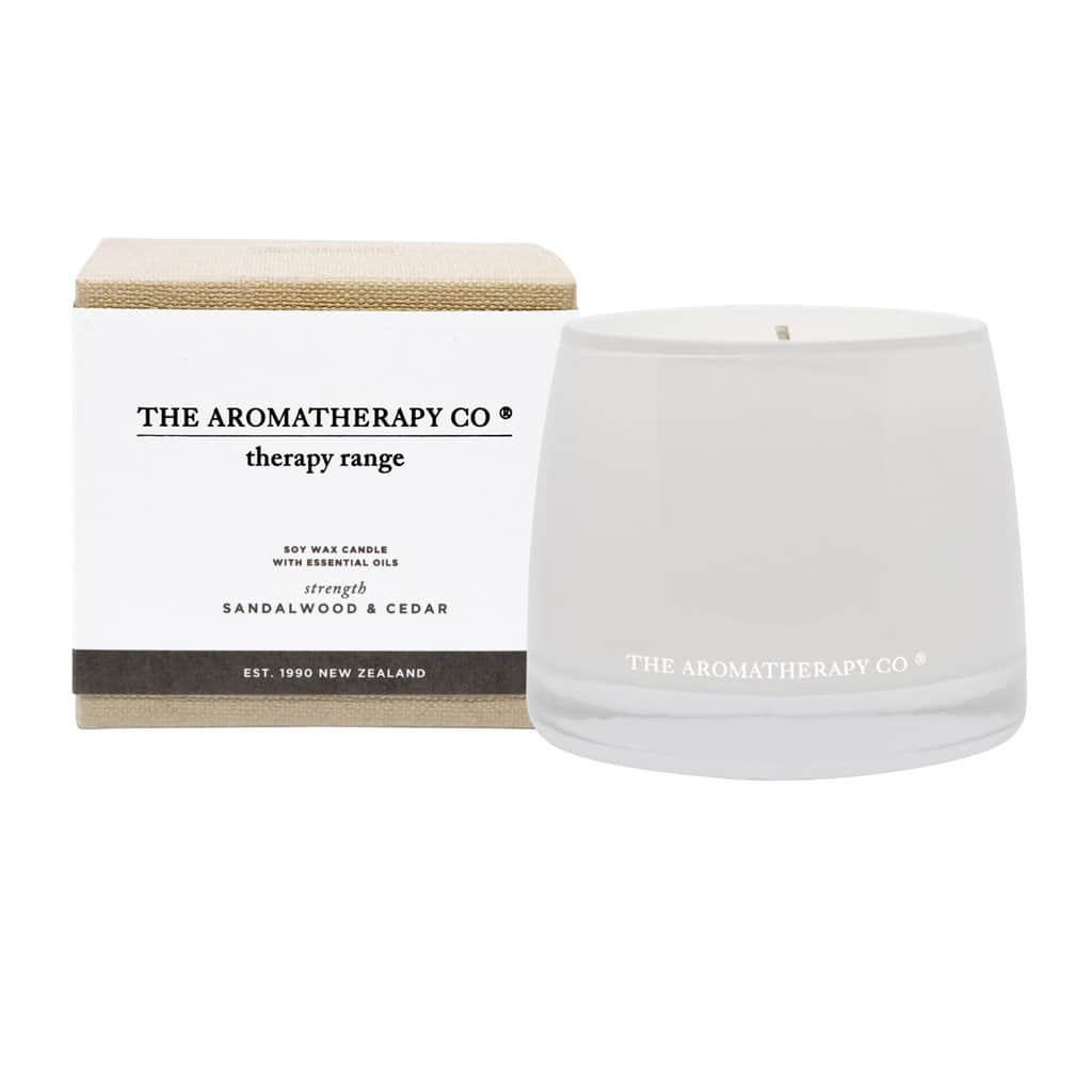 Therapy Candle 260g - Strength - Sandalwood & Cedar