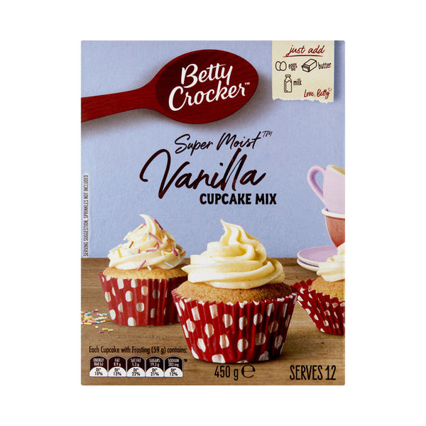 Betty Crocker Cupcake Mix Vanilla 450g