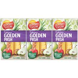 Golden Circle Juice Golden Pash 250ml 6pk