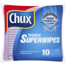 Chux Original Superwipes 10pk (UBT)