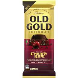 Cadbury Old Gold Block Cherry Ripe 180g