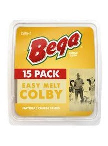 Bega Cheese Slices Colby 15pk 250g