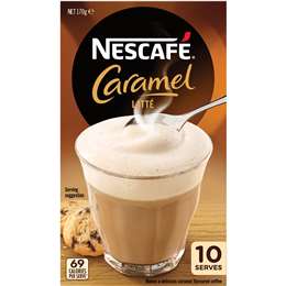 Nescafe Sachets Caramel Latte 10pk 170g