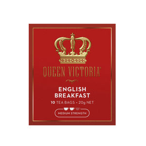 Queen Victoria Tea Bags Strong English Breakfast 10pk