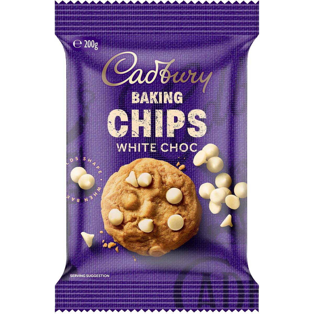 Cadbury Cooking Chocolate White Chips 200g