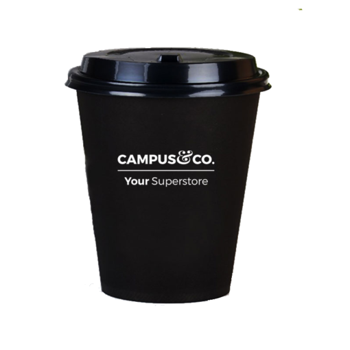 Campus&Co Coffee Cup Double Wall Like It Design on Black 8oz 25/sleeve
