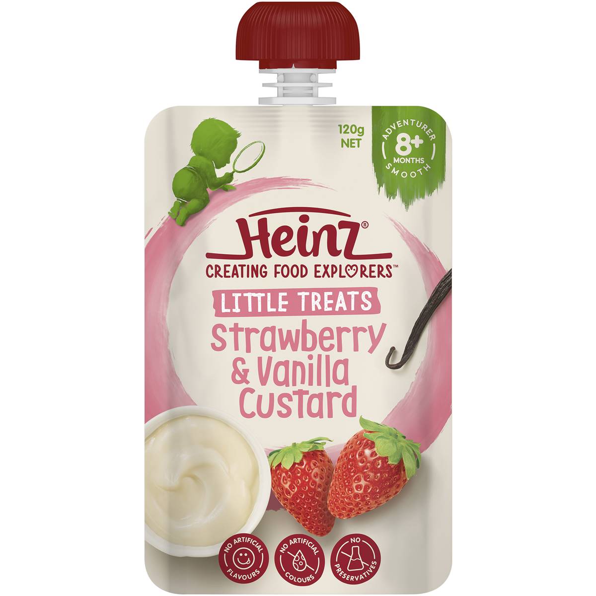 Heinz Strawberry & Vanilla Custard 120g
