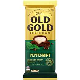 Cadbury Chocolate Block Old Gold Peppermint 180g