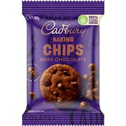 Cadbury Cooking Chocolate Dark Chips 200g