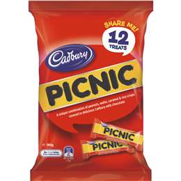 Cadbury Sharepack Picnic 12pk 180g