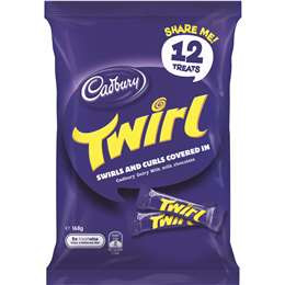 Cadbury Sharepack Twirl 12pk 168g