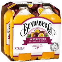 Bundaberg Bottles Passionfruit 375ml 4pk