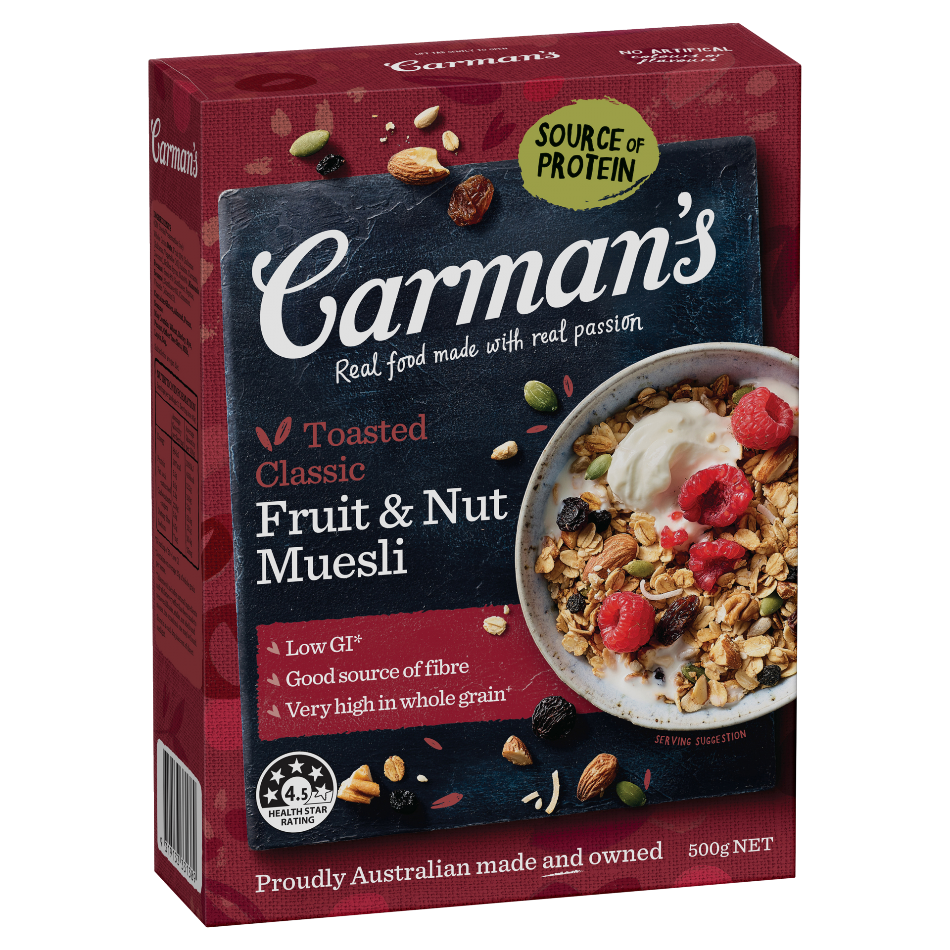 Carmans Muesli Classic Fruit & Nut 500g