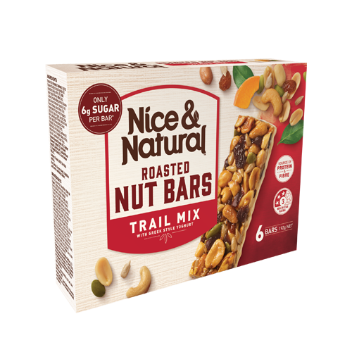 Nice & Natural Nut Bar Trail Mix 6pk 192g