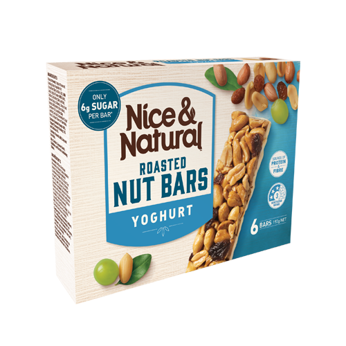 Nice & Natural Nut Bar Yoghurt 6pk