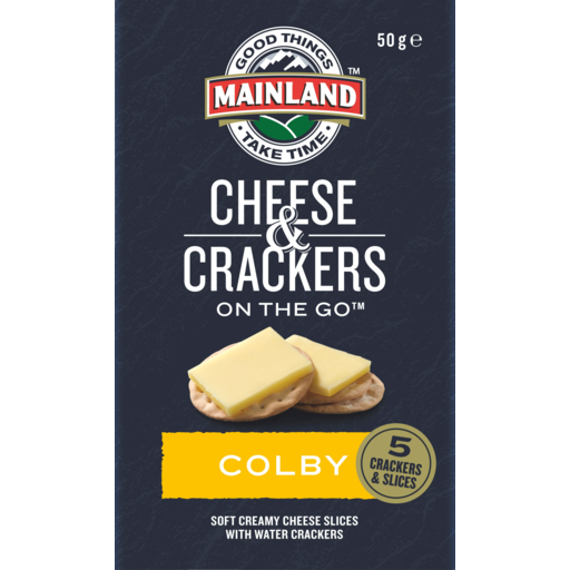 Mainland Colby Cheese & Crackers 50g